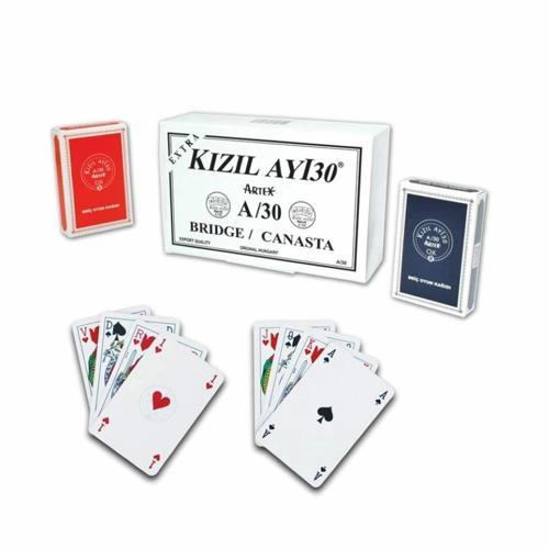 Nessiworld Nessiworld 1030165 Ext Kızıl Ayı Artex A30 Oyun Kağıdı -Star Okey