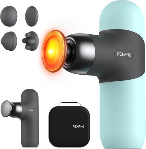 Mini Isıtmalı Termal Masaj Cihazı, Derin Doku Perküsyon - Nane