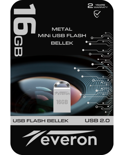 16gb Metal Usb Mini Flash Bellek