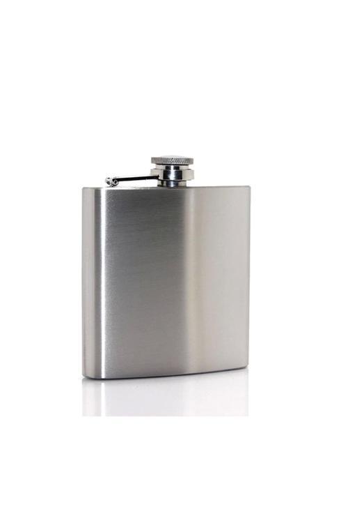 Paslanmaz Çelik 6 Oz Tekli Matara  