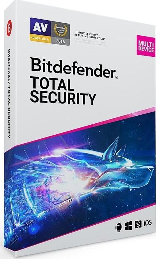 BITDEFENDER Total Security 2020 Kutu 1yıl 5kullanıcı