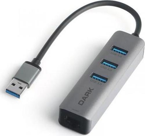 DK-AC-USB332GL GIGABIT USB 3.0 ETHERNET+3X USB ÇOKLAYICI