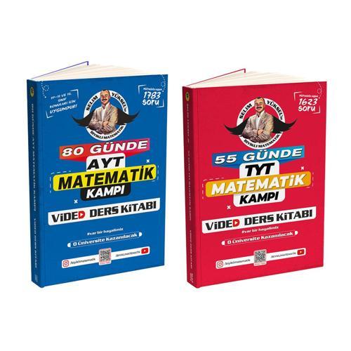 2'li Video Seti Bıyıklı Matematik 55 Günde TYT Matematik Video Ders Kitabı ve AYT Video Ders Notu