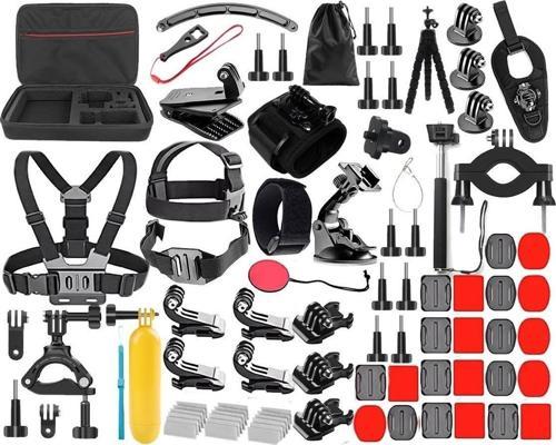 Goprokit Aksiyon Kamera Seti 89IN1 Profesyonel Çantalı Full Aksesuar Seti