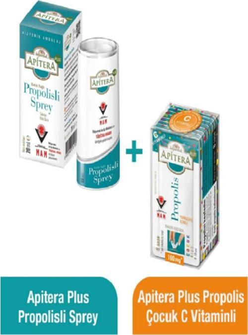 APİTERA PLUS PROPOLİSLİ SPREY VE ÇOCUK AVANTAJ SETİ