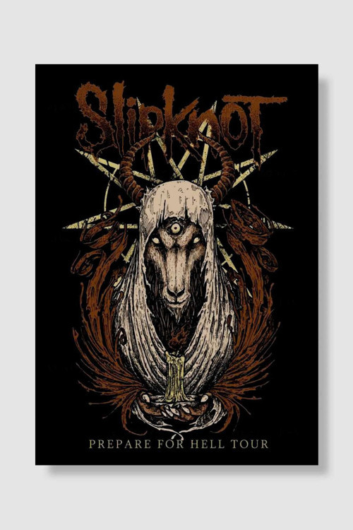 slipknot rock rap Müzik Poster Çerçevesiz Yüksek Kalite Müzik Afiş Duvar Poster