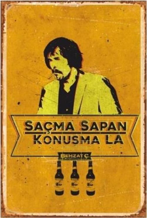 Behzat Ç  Retro Vintage Ahşap Poster 20x30