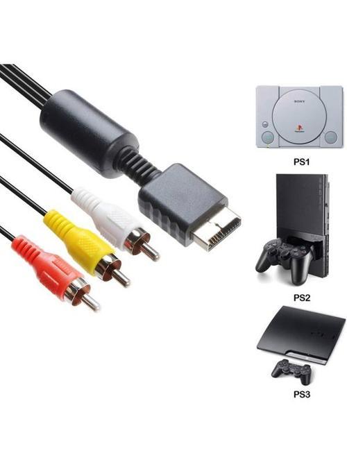 Playstation 2-3 Ps2-Ps3 Av Kablosu Görüntü Aktarım Kablosu