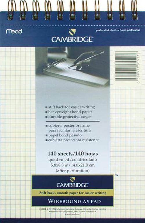 A5 Fildisi 140 Y.Kareli M 243890 Cambridge