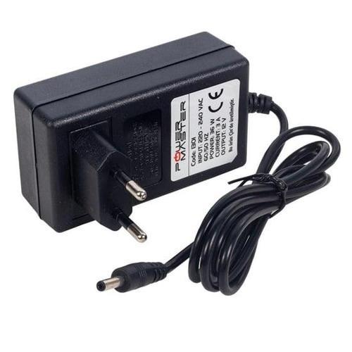 12 Volt - 3 Amper 3.5*1.35 Mm Uçlu Vera Yazar Kasa Pos Plastik Kasa Adaptör