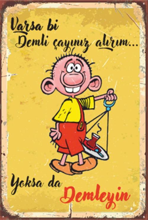 Gırgır Avni Retro Ahşap Poster 20x30