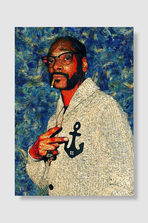 Snoop Dogg Popart Poster Dekoratif Modern Sanatsal Duvar Poster