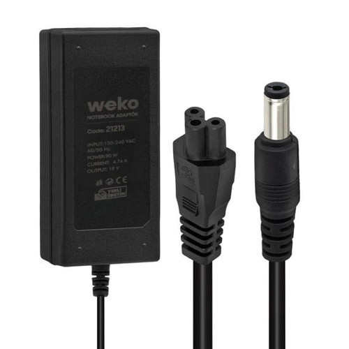 19 Volt 4.74 Amper 90 Watt Notebook Adaptör (5.5*2.5 Uçlu)