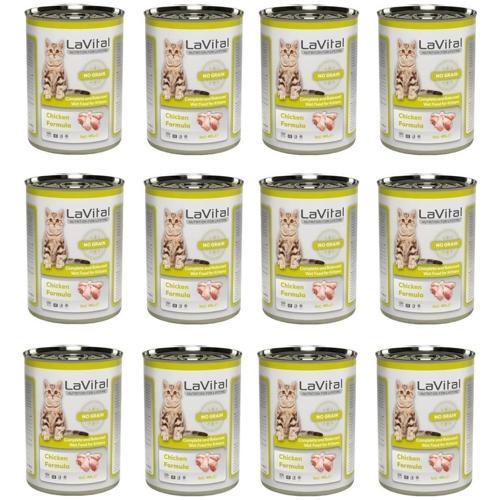 La Vital Kitten Tahılsız Tavuklu Yavru Kedi Konservesi 400 Gr. x 12 Adet