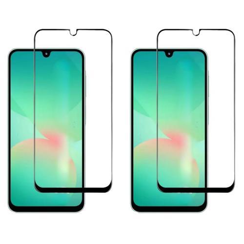 Samsung Galaxy A06 Uyumlu Tam Kaplayan Kalın Parlak 5D Ekran Koruyucu x2
