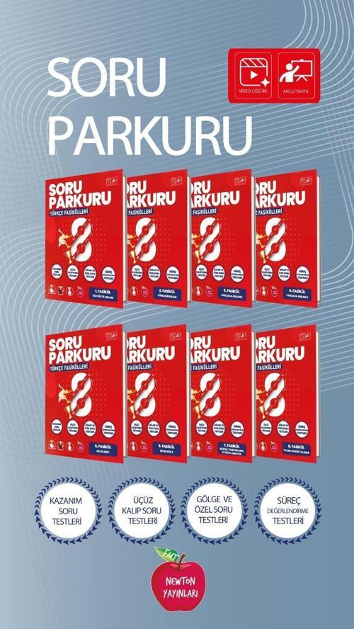  Newton Yayınları 8.Sınıf Türkçe Soru Parkuru Seti