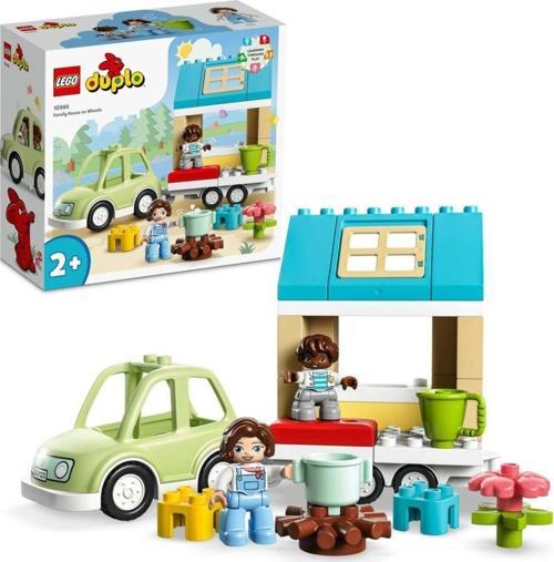 DUPLO Kasabası Tekerlekli Aile Evi 10986 - Yaratıcı Oyuncak Yapım Seti (31 Parça)