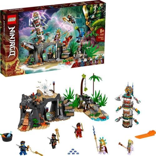 Ninjago Bekçiler Köyü 71747 Yapım Seti Ninjago Cole, Jay ve Kai'yi İçeren Ninja Oyun Seti(632 Parça)