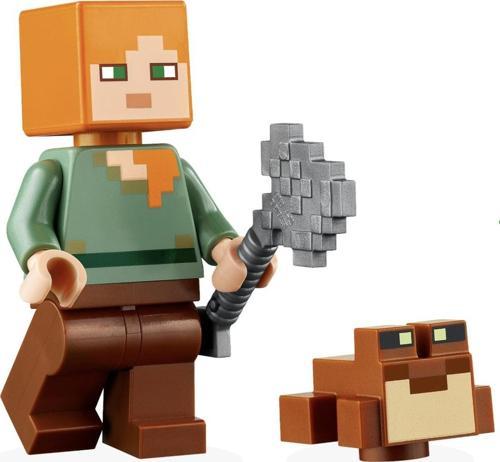 Minecraft Alex Ve Kurbağa Orijinal Minifigür