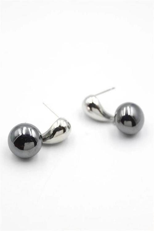 İncili Küpe - Gümüş