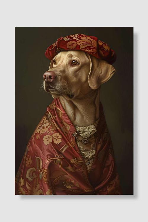 Labrador Retrievers dog Popart Poster Dekoratif Modern Sanatsal Duvar Poster