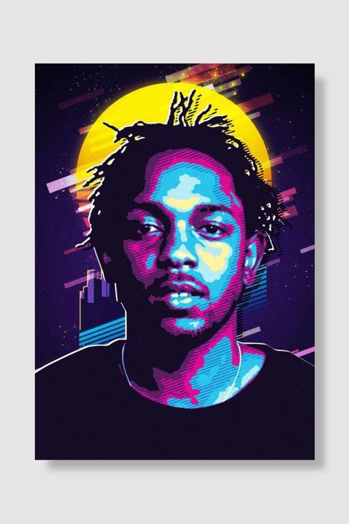 Kendrick Lamar Müzik Poster Çerçevesiz Yüksek Kalite Müzik Afiş Duvar Poster