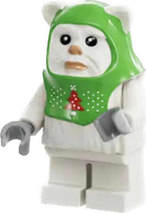 Star Wars Mikro Yapılar - 24 - Yılbaşı Kostümlü Ewok Orijinal Minifigür