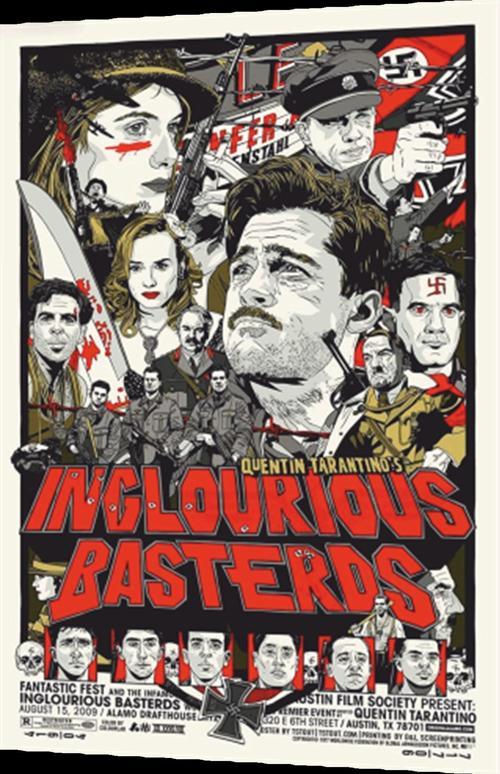 Soysuzlar Çetesi Tarantino Sinema Retro Ahşap Poster 20x30