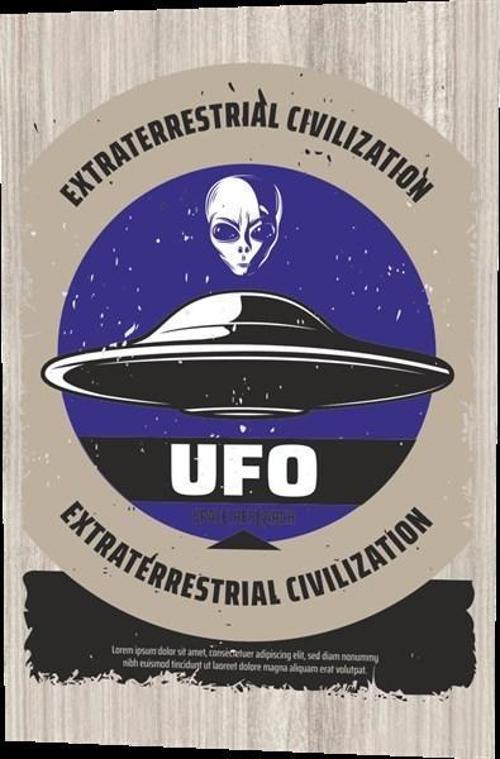 Ufo Uzaylı Uçan Daire Ahşap Desenli 20x30