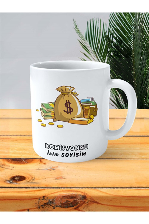 Art hedi̇ye komisyoncu Meslek Baskılı Kupa Bardak Çift Taraflı baskı kişiye özel model