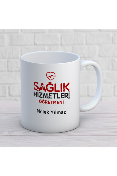 Art hedi̇ye Kişiye Özel Sağlık Hizmetleri Öğretmeni Kupa Bardak