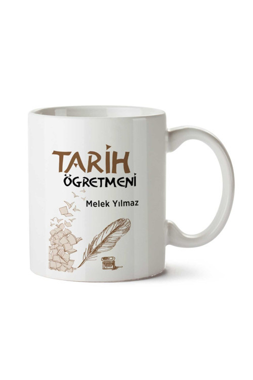 Art hedi̇ye Kişiye Özel Tarih Öğretmeni (10) Kupa Bardak