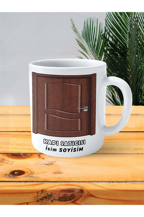 Art hedi̇ye kapı satıcısı Meslek Baskılı Kupa Bardak Çift Taraflı baskı kişiye özel model