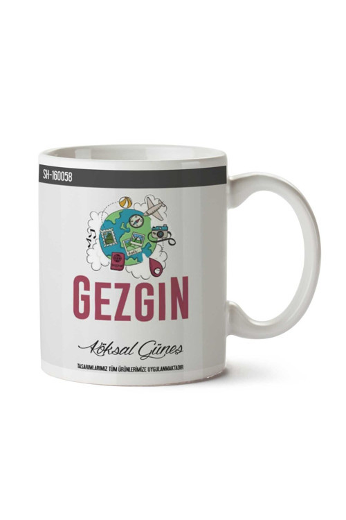 Art hedi̇ye Kişiye Özel Gezgin Kupa Bardak