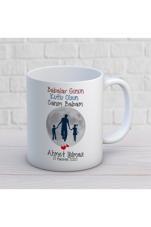 Art hedi̇ye Babalar Günü 89.Tasarım Kupa Bardak