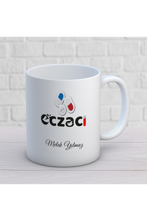 Art hedi̇ye Kişiye Özel Eczacı Kupa Bardak