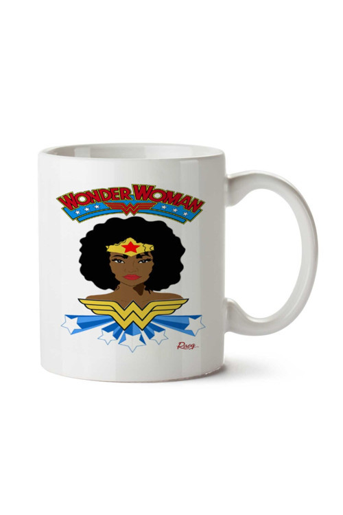 Art hedi̇ye Wonder Woman Georgia III iki Tarafı Baskılı Kupa Bardak
