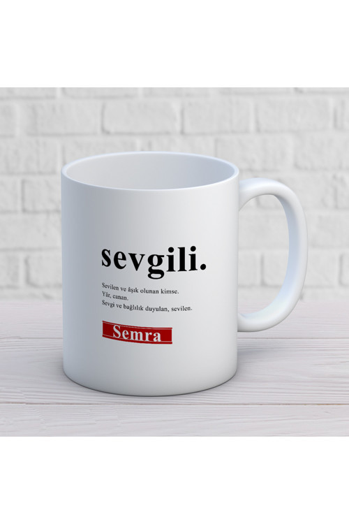Art hedi̇ye Sevgililer Günü Sevgili Nedir Kupa Bardak
