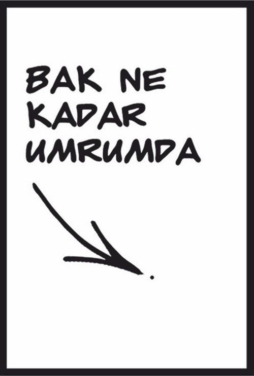 Bak Ne Akdar Umrumda Komik Sözler Retro Ahşap Poster 20x30