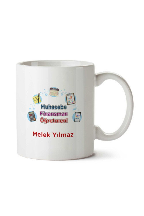 Art hedi̇ye Kişiye Özel Muhasebe Öğretmeni Kupa Bardak