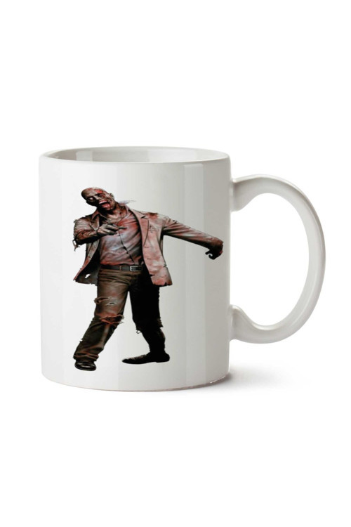Art hedi̇ye Zombie-PNG-Pic iki Tarafı Baskılı Kupa Bardak