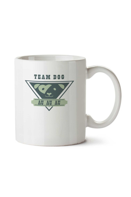 Art hedi̇ye Team Dog iki Tarafı Baskılı Kupa Bardak