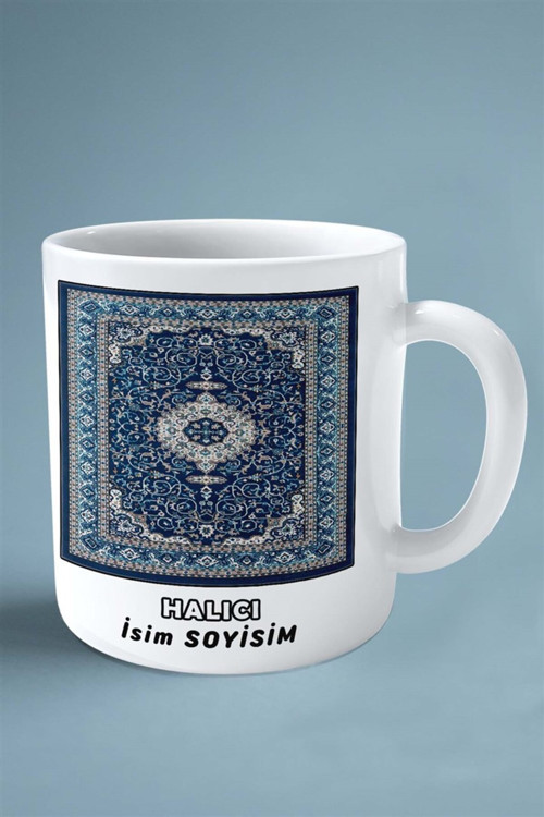 Art hedi̇ye halıcı halı Meslek Baskılı Kupa Bardak Çift Taraflı baskı kişiye özel model 7