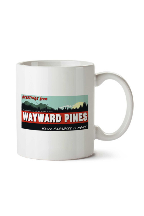 Art hedi̇ye Where Paradise Is Home Wayward Pines iki Tarafı Baskılı Kupa Bardak