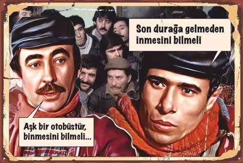Çiçek Abbas Şener Şen İlyas Salman Sözlü Atışma Yeşilçam 20x30