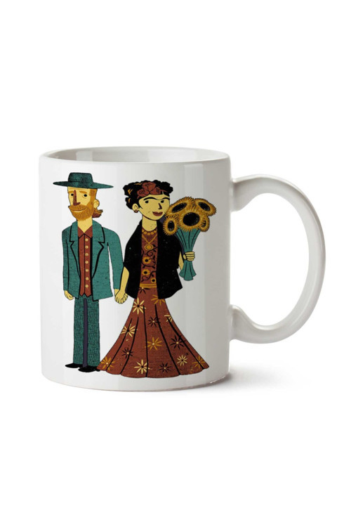 Art hedi̇ye FK and Van Gogh Kupa Bardak