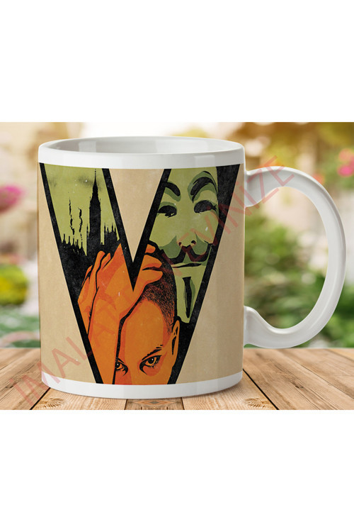 Art hedi̇ye 1-477 V FOR VANDETTA Kupa Bardak