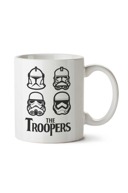 Art hedi̇ye The Troopers Beatles Star Wars iki Tarafı Baskılı Kupa Bardak