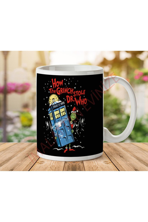 Art hedi̇ye How The Grinch Stole Doctor Who Dark Kupa Bardak