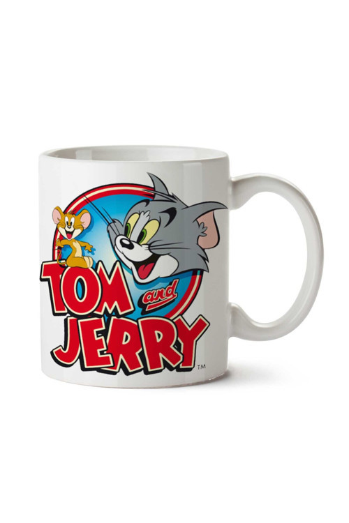 Art hedi̇ye Tom And Jerry Sevimli Karakterler iki Tarafı Baskılı Kupa Bardak
